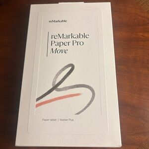 Paper Pro Move Tablet - White, Marker Plus